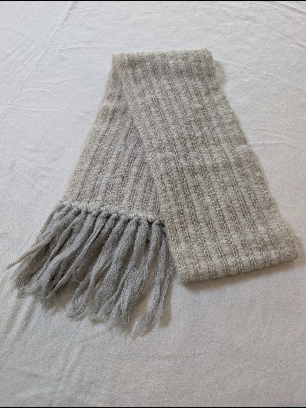 Mohair Wool Handwoven Scarf Donegal Design